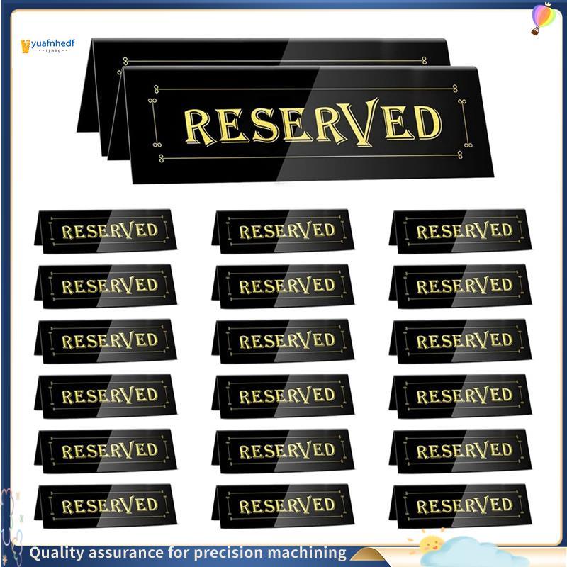Para Reservas De Cadeiras De Reunião , Restaurante , 20 Peças De Sinais De Barraca De Acrílico Uso Em Assento De Mesa