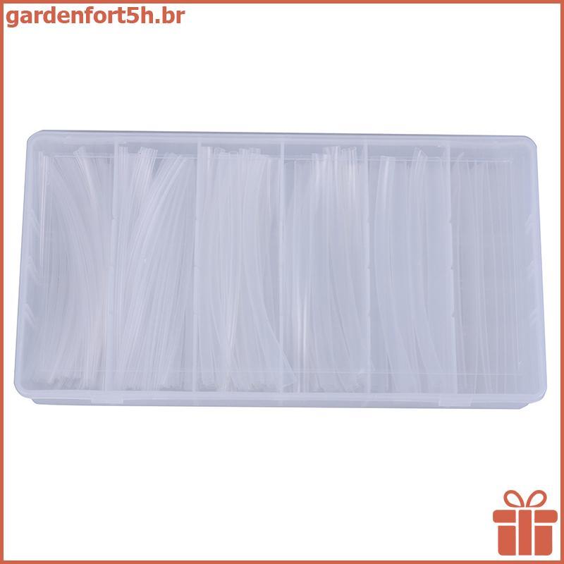 Tubo Termo Retrátil Elétrico GARDE , 21 100mm , 150 Peças , Transparente De Poliolefina Para Cabo De Telefone DIYputer ,