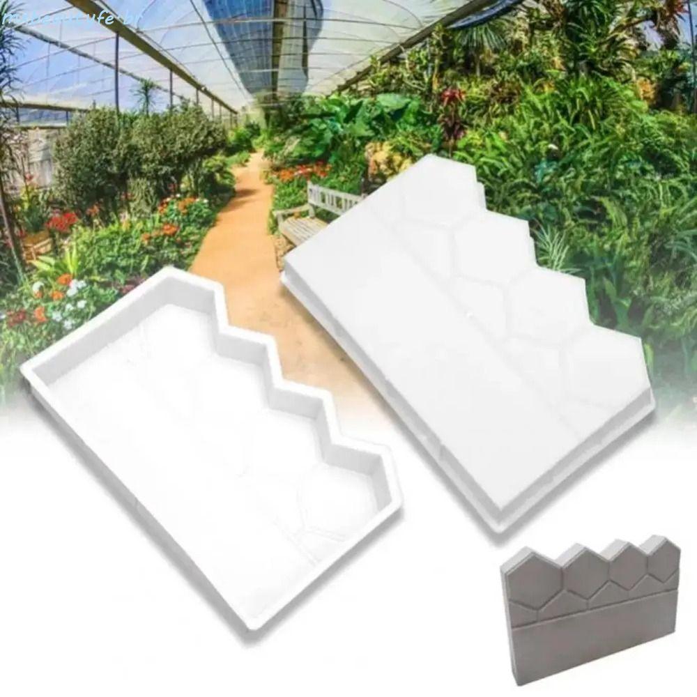 Molde Decorativo De Tijolo MXBEAUTYFE , De Cimento Para Cerca De Jardim Reutilizável De Plástico , Antigo