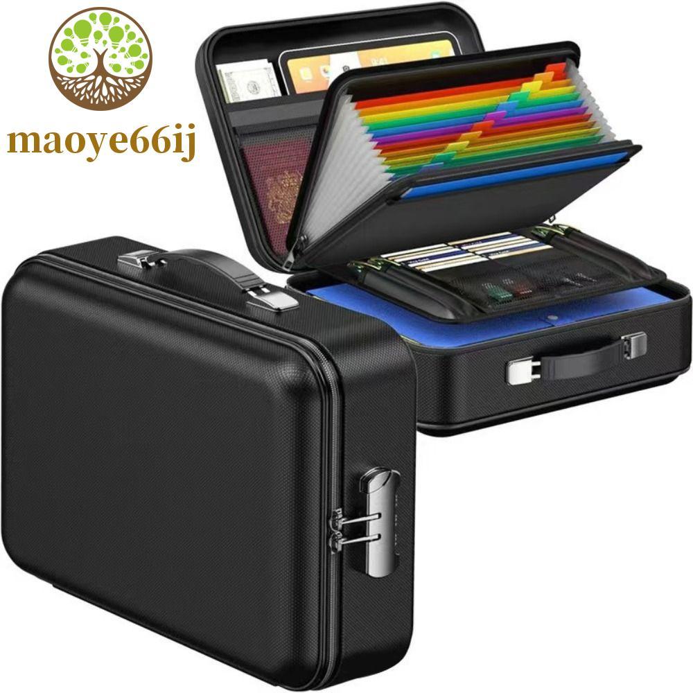 Caixa De Arquivo À Prova De Fogo MAOYE66 , Bolsa De Segurança Com Design Rígido , Resistente Água