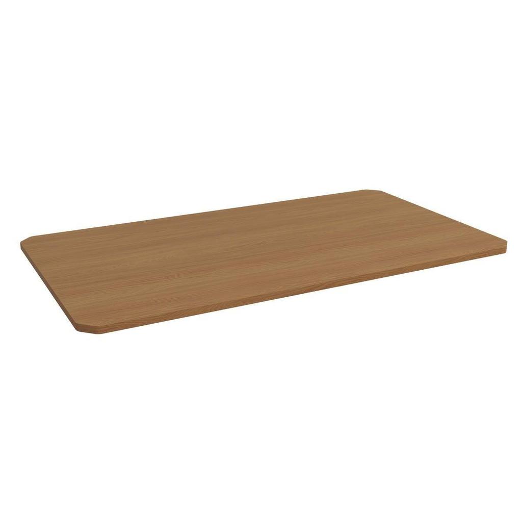 Tampo Mesa Sala de Jantar Madeirado F160 Crome s/ Vidro Retangular 160x90cm Canela - Kappesberg