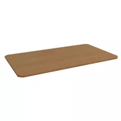 Tampo Mesa Sala de Jantar Madeirado F160 Crome s/ Vidro Retangular 160x90cm Canela - Kappesberg