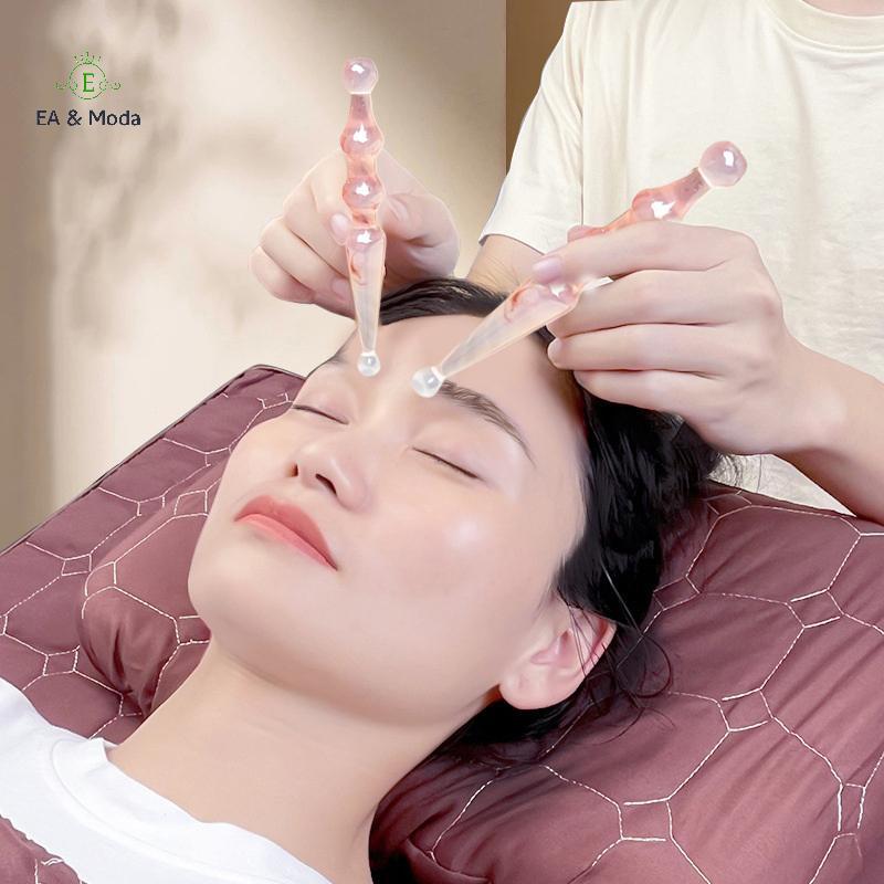 Caneta De Ponto De Duas Cabeças De Resina EA & Moda Acupressão Facial Sti Ferramenta De Massagem Para Olhos E Rosto Cuid
