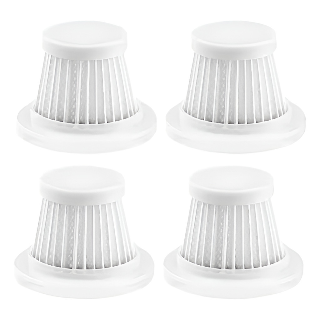 Kit 04 Filtros c/ 5 cm de Largura p/ Mini Aspirador Portátil Lavável Compatível Diversos Modelo Hepa