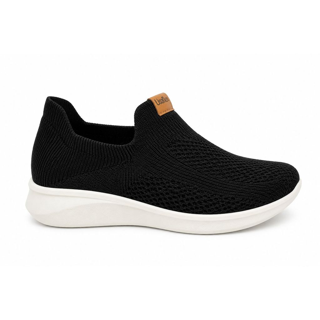 Tênis Feminino Usaflex Slip On Knit Casual UD0300501