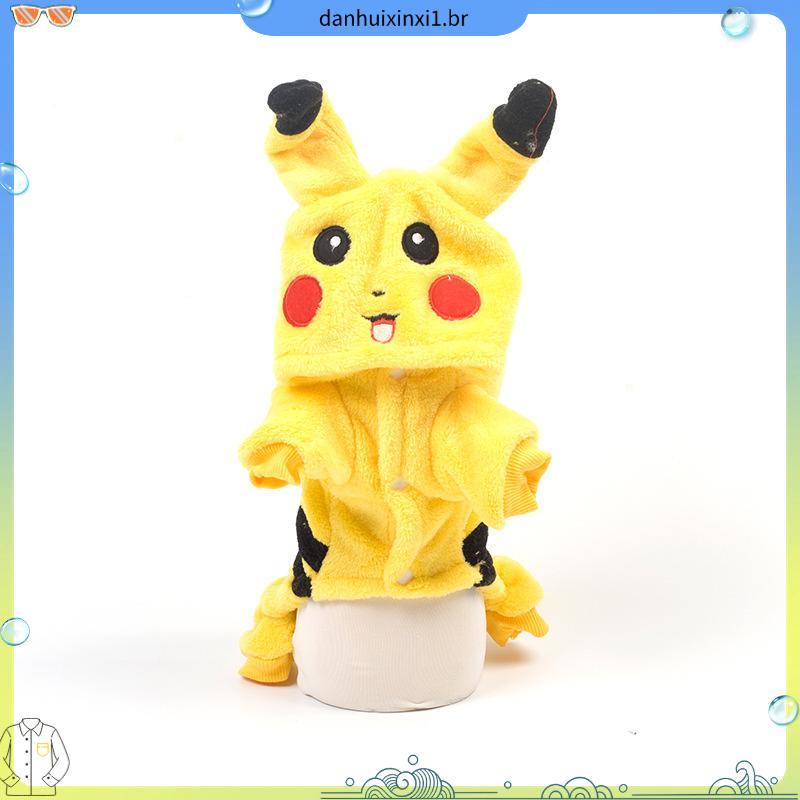 🔥 Fantasia Pikachu, vaquinha, rena  para Pets – Conforto, Estilo e Diversão! 🐾