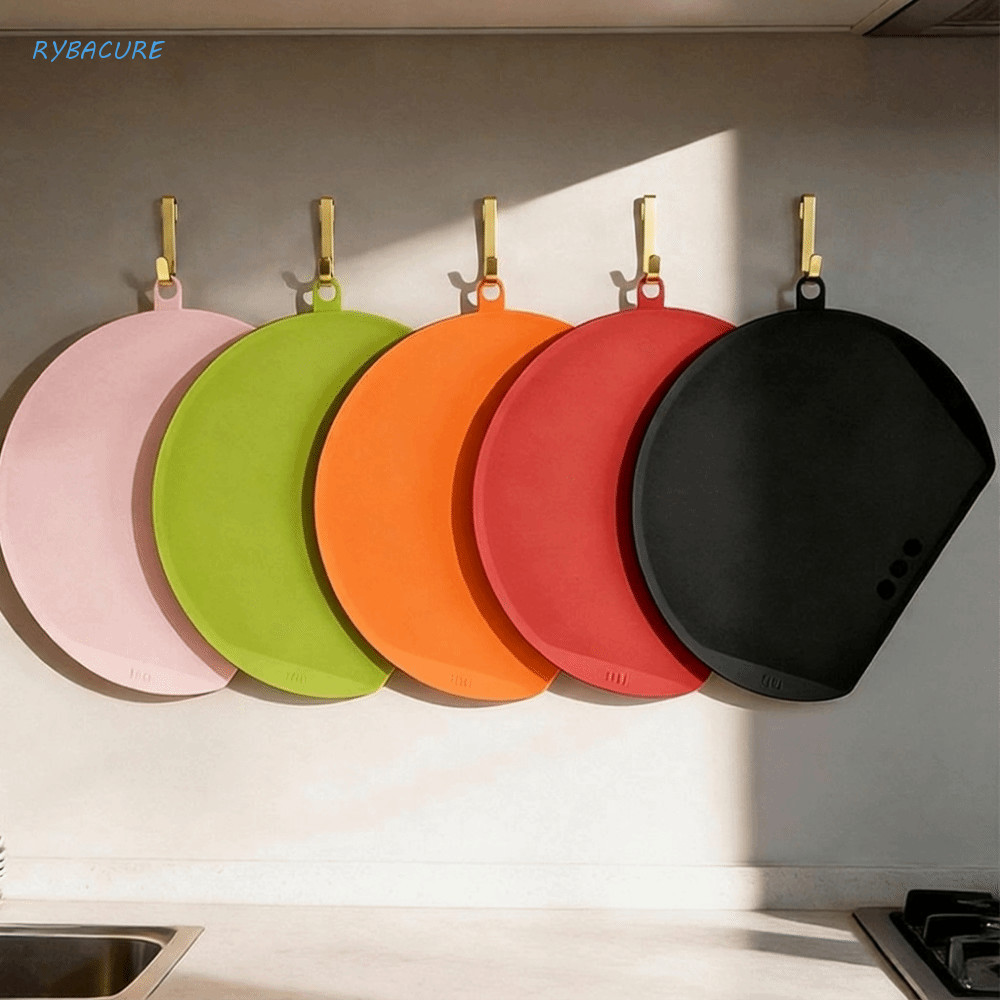 Tábua De Corte RYBACURE TPU , Semicircular Dupla Face Em Forma De D , Bloco De Cozinha Antiderrapante