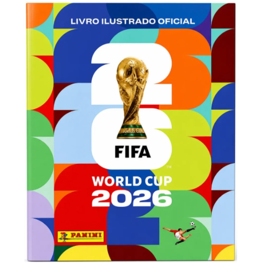 Álbum de Figurinhas Copa do Mundo 2026 capa mole - Panini