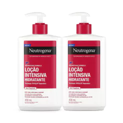 Kit 2 Hidratante Corporal Intensivo Neutrogena Norwegian sem fragrância 400mL
