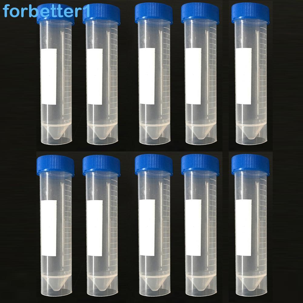 Tubos De Centrífuga FORBETTER Acessórios De Laboratório Selo De Fundo Plano 50ml Recipiente De Pacote De Tampas Independ