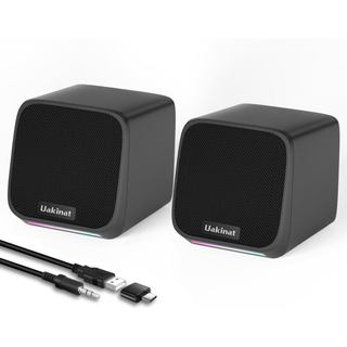 Caixas de Som para Computador de Mesa, Caixas de Som de Mesa, Pequenas Caixas de Som para Computador Alimentadas por USB