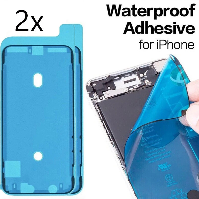 2 peças de fita adesiva impermeável para vedação da moldura do LCD para iPhone SE2020 8 6s 7 Plus X XR Xs max 11 12 mini
