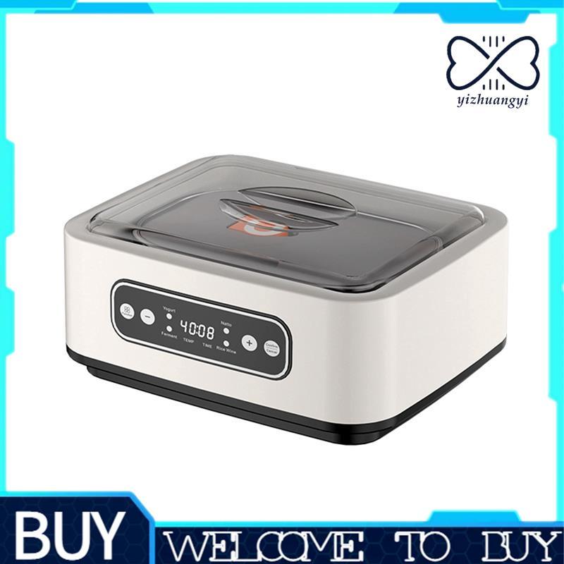 Máquina Incubadora 36 Horas De Tempo Ajustável , Fabricante De Iogurte 1.6L Automático Com Controle De Temperatura Plugu