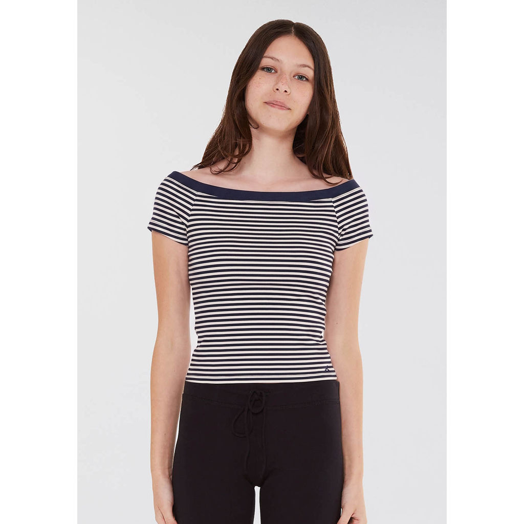 Blusa Teen Ombro A Ombro Fio Tinto Hering Teen