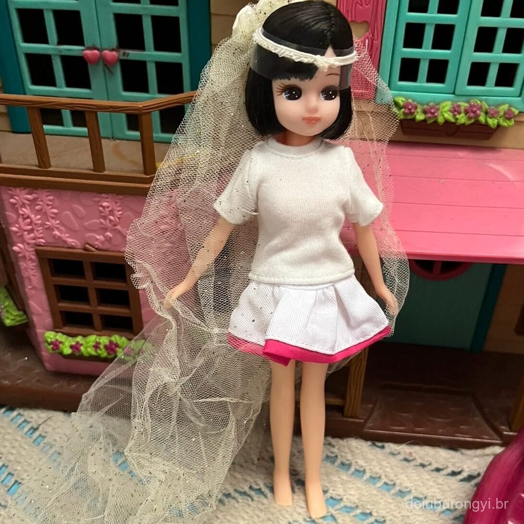 Acessórios de cabeça soltos para bonecas, véu, acessórios de cabeça para vestido de noiva, acessórios para bonecas em es