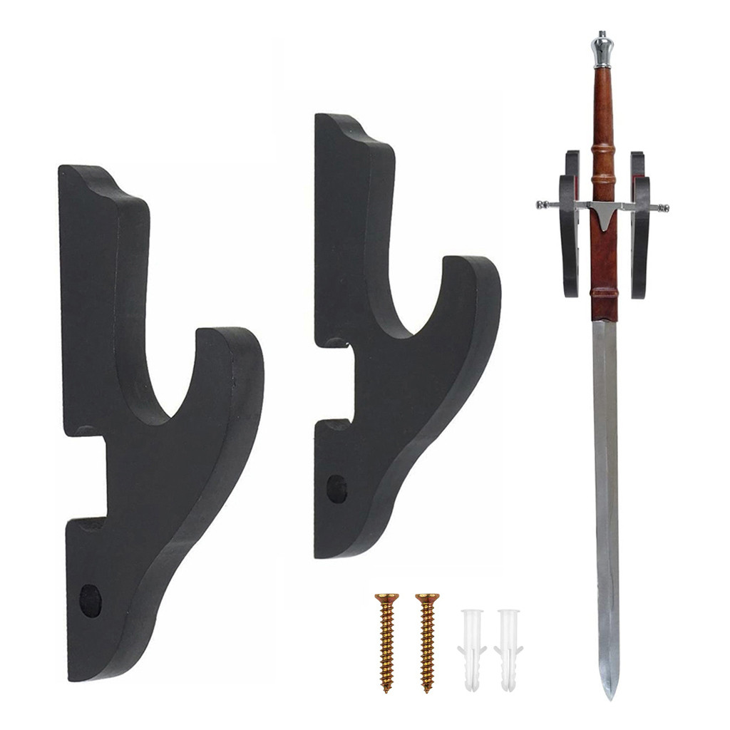 Montagem Na Parede Ajustável Espada Suporte Samurai Gancho Cabide Para Japonesa Katana Tanto Faca Varinha Mágica Exibiçã