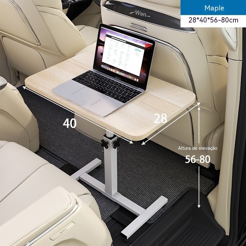 Mesa dobrável para carro para comer e jantar, mesa universal para os bancos dianteiros e traseiros do carro, mesa multif