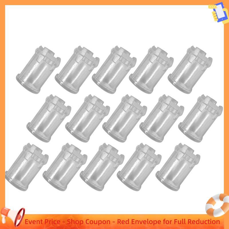 Ranarxaxenia00100pcs 5mm Led Diodo Emissor De Luz Abajur Guia Coluna Tampa Capa Protetora Lâmpada Transparente