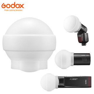 Bola Difusora De Cúpula De Difusão De Silicone AK-R22 Para Godox Round Speedlite V1 V1Pro V100 AD100Pro AD200 AD200PRO C