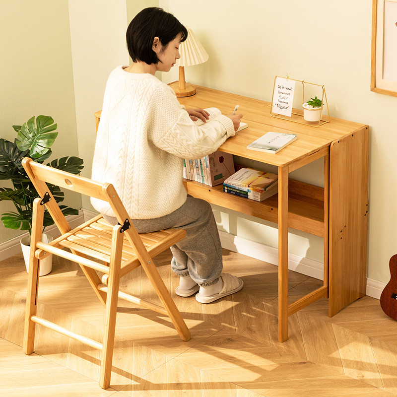 Mesa de computador dobrável mesa de mesa doméstica simples quarto bancada simples estudo escrivaninha