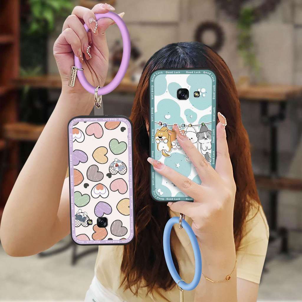 Personalidade Capa Macia De Telefone Para Samsung Galaxy A7 2017/A720 Desenho Animado À Prova D'água Juventude Resistent
