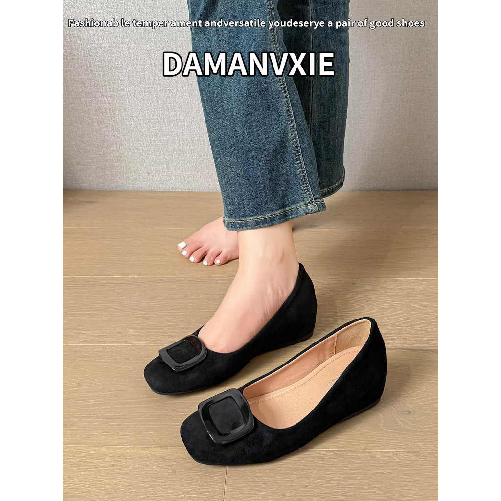 Mary Jane sapatos femininos pequenos aumento interno francês suave sapatos 2026 novo estilo sapatos femininos de tamanho