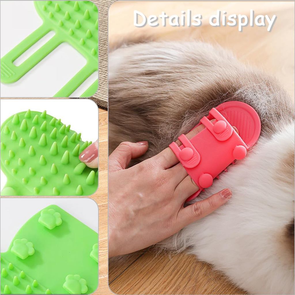 4 Unidades 2 Em 1 Aparador Automático Para Gatos , Massageador Ajustável Escova De Parede De Canto , Arranhadores De Ros