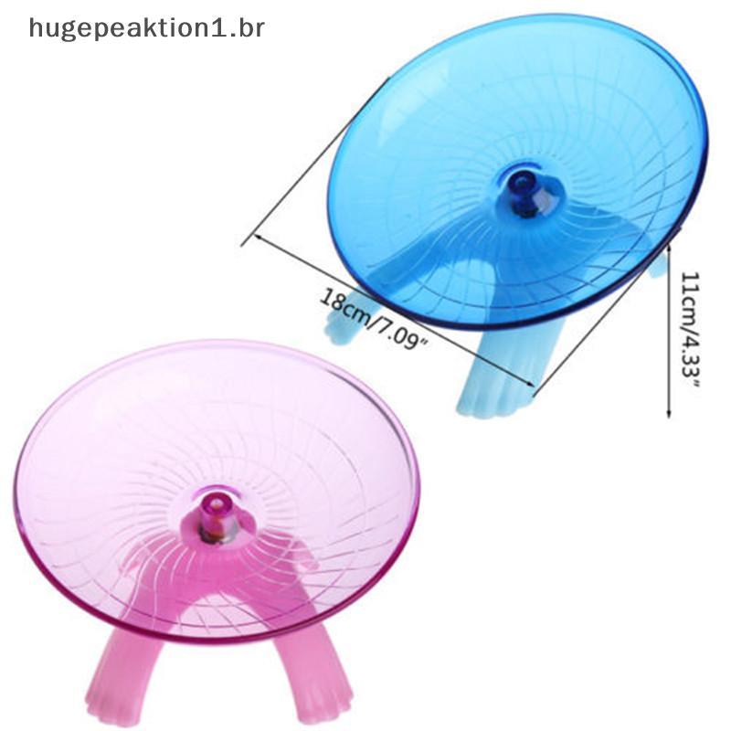 Eugep Disco De Corrida Voador Brinquedo De Roda De Exercício Para Ratos Hamsters Anões Pet 18cm