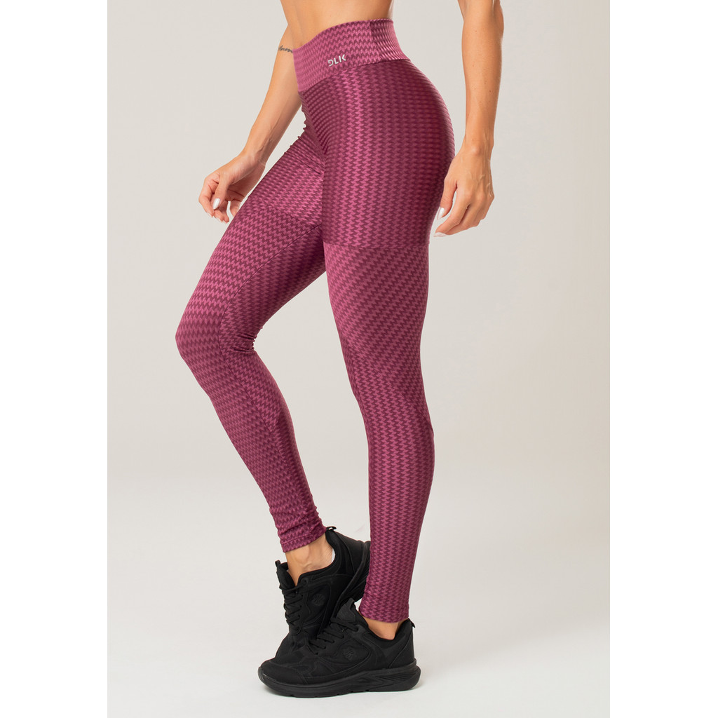 CALÇA LEGGING HAPPINESS COM RECORTES DLK