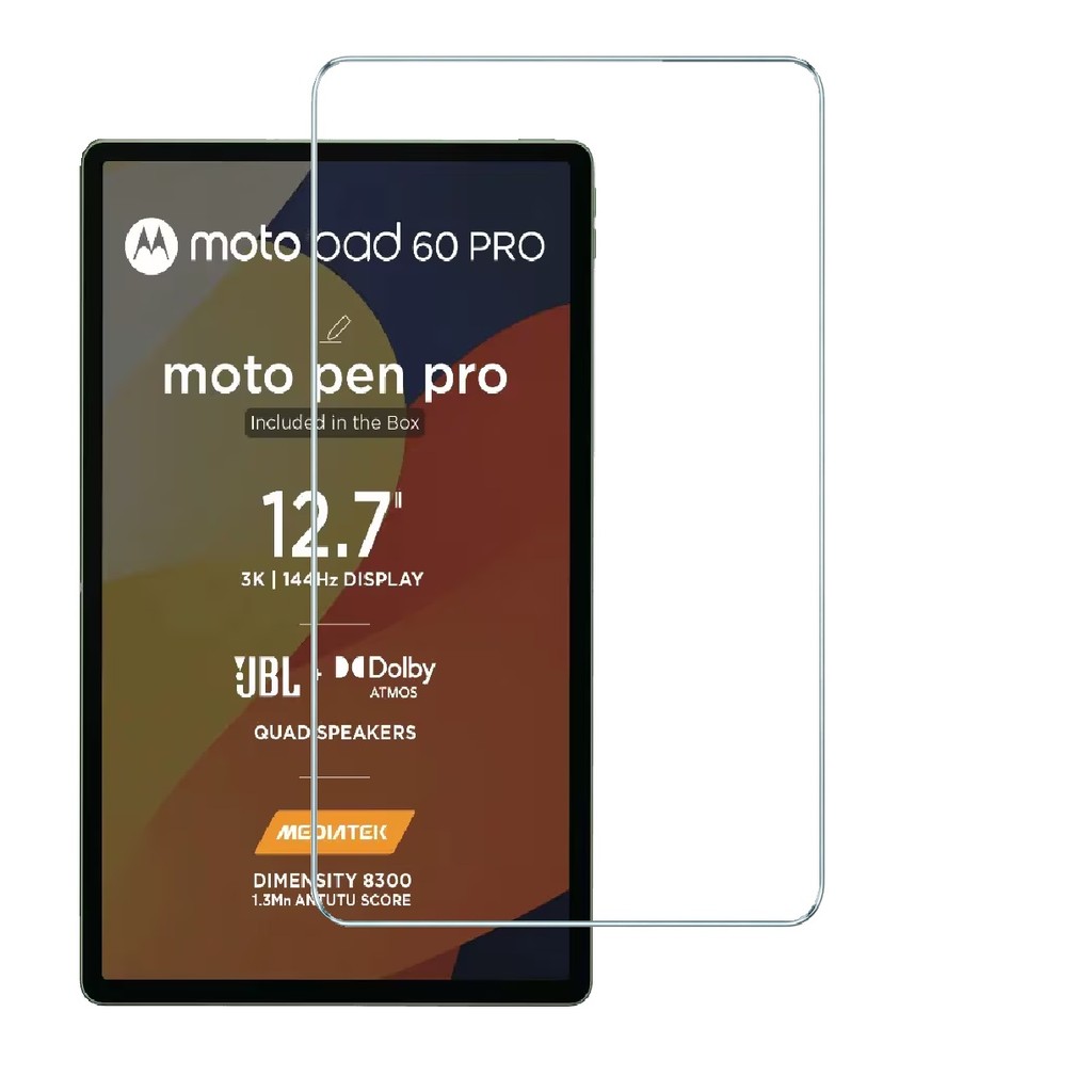 Película DE Hydrogel Para Tablet Motorola Moto Pad 60 Pro -12.7 Pol (Fosca, Tran