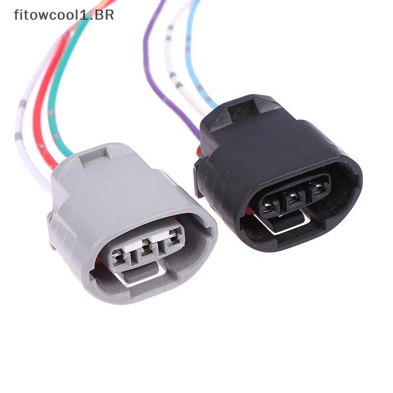 Reparo De Chumbo Do Alternador FCBR 3 Fios E Plugue Chicote Regulador Denso De 3 Pinos Para Gelatina De Carro