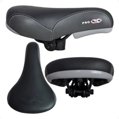 Banco Selim Pro X GW709 Gios DDK Wheeling Bmx Vikingx Freehide Manobra Grau Confortavel Montadinha