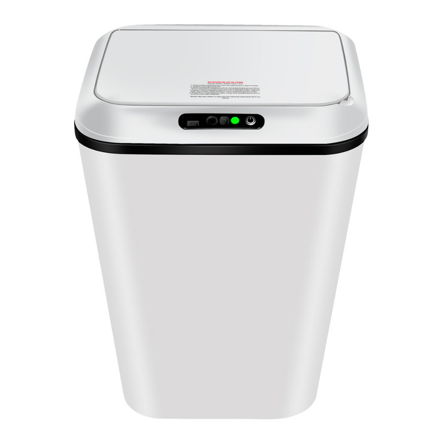 Lixeira Automática Grande 20 Litros 16 Litros Com Sensor Inteligente Cesto De Lixo Cozinha Banheiro Sem Toque