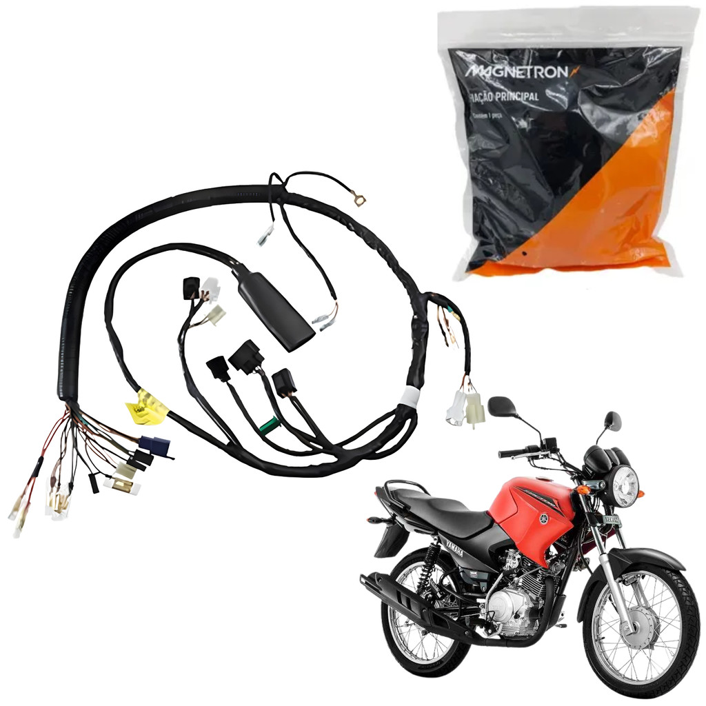 CHICOTE DE FIAÇÃO PRINCIPAL MAGNETRON YAMAHA YBR 125 ED FACTOR 125 2014 2015
