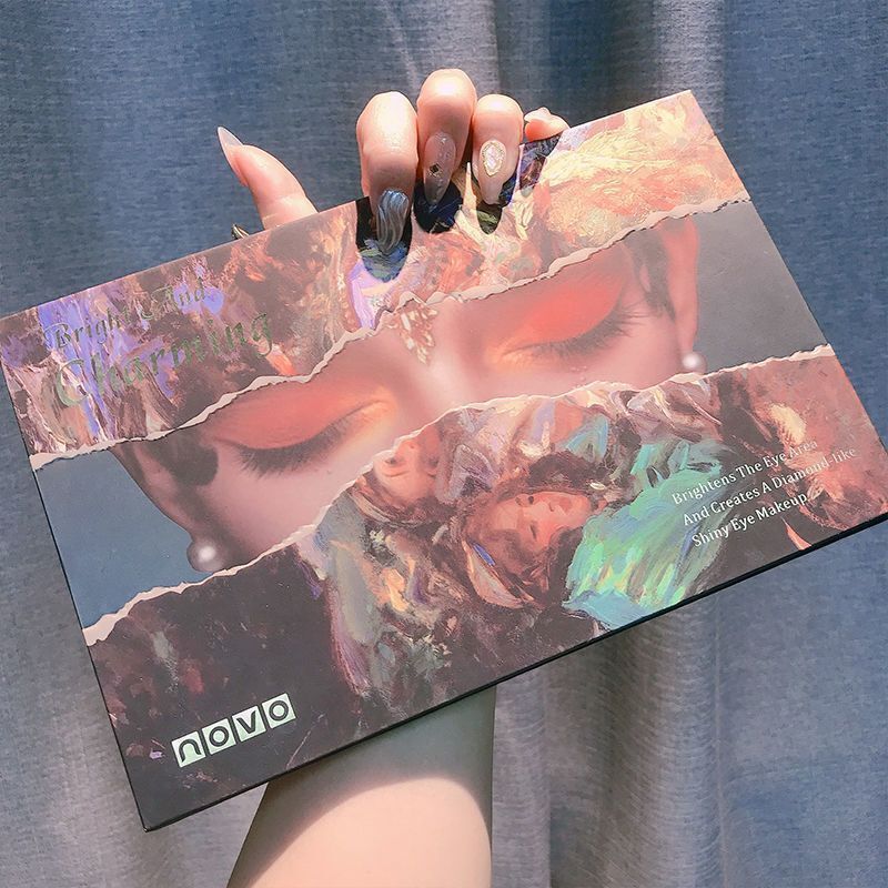 NOVO paleta de sombras 40 cores fosco perolado fino piscando cores da terra alto valor All-match estudantes do dia a dia