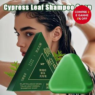 Usman Grass Cypress Leaf Shampoo Bar 100g Extrato De Ginseng Suave Limpeza Hidratar Contr…
