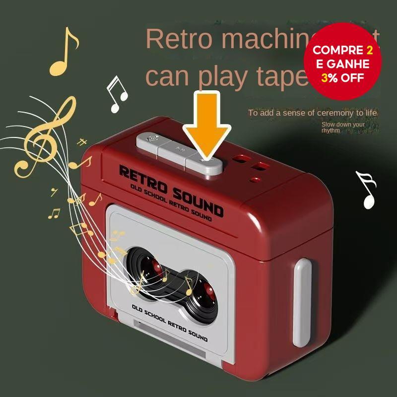 Novo Chaveiro de Rádio Retro Mini Casal, Gravável, Pingente de Música Divertido, Enfeite para Dia dos Namorados,