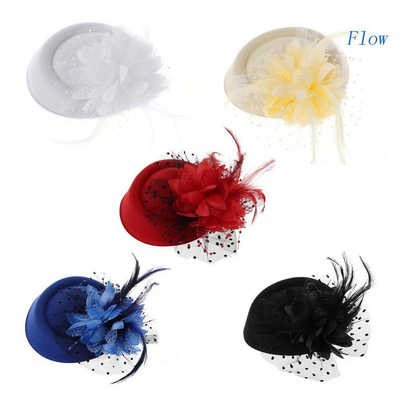 Fascinator Hats Headband Womens Flower Brides Hair Accessories Wedding