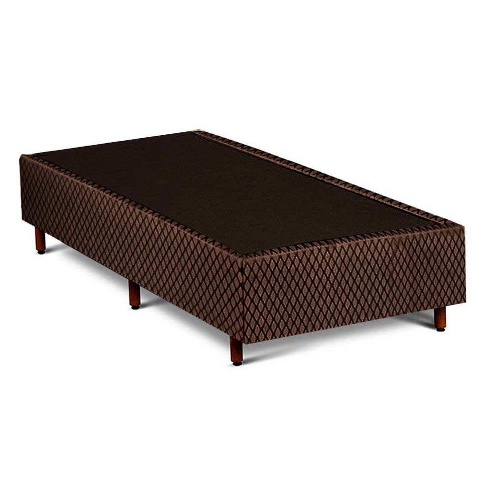 Cama Box Base Solteiro Universal Rústico Brown (88x188x20) - Polar