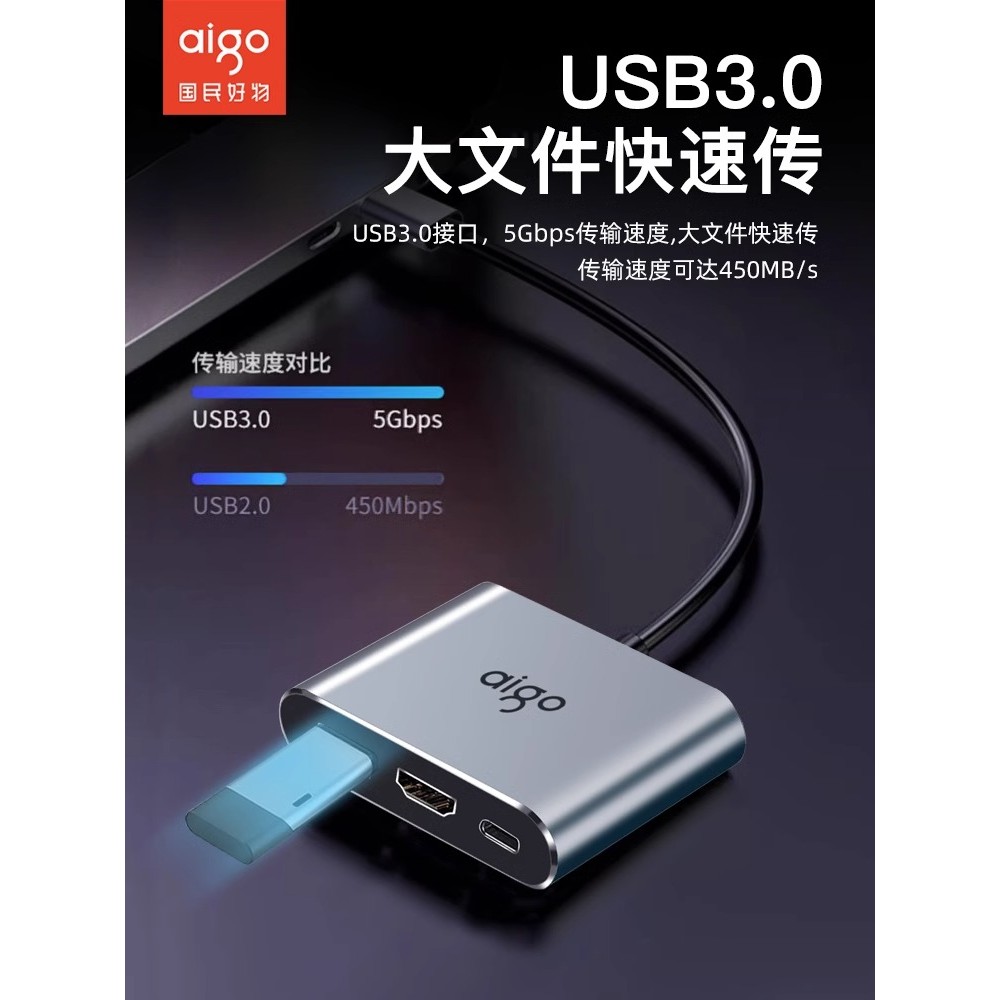 Patriot typec para hdmi Docking Station Extensão multiinterface Conexão para cel