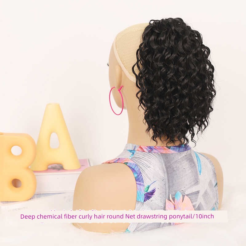 Aplique cache afro orgânico Crochet braids cacheado afro Cabelo afro cacheado sintético Comércio exterior africano senho