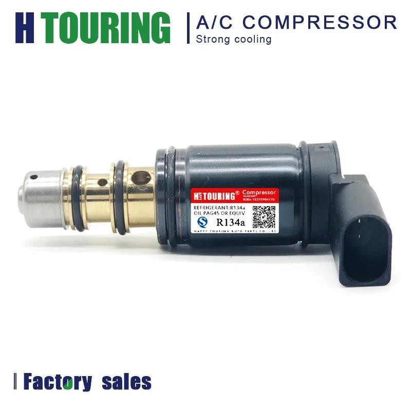 Válvula Solenóide De Controle De Compressor AC , Para DENSO 6SEU14C 7SEU16C Volkswagen MK5 MK6 5q0820803 1K0820859S 5q08