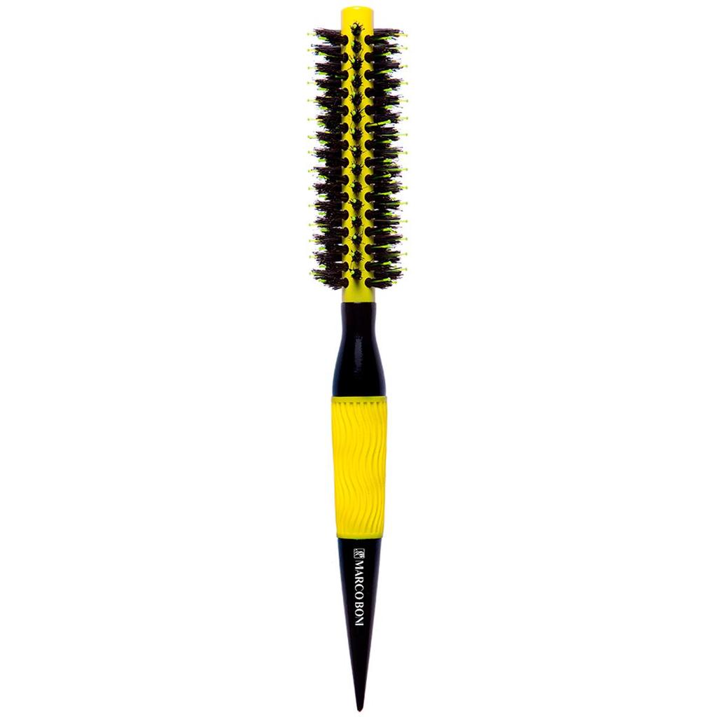 Escova de Cabelo Profissional Thermal Ceramic Marco Boni Premium 36mm Amarelo