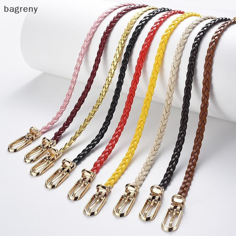 [bagreny] Cinto feminino de couro finamente trançado, cinto decorativo para camisa, cinto de cintura, fivela de pino ele