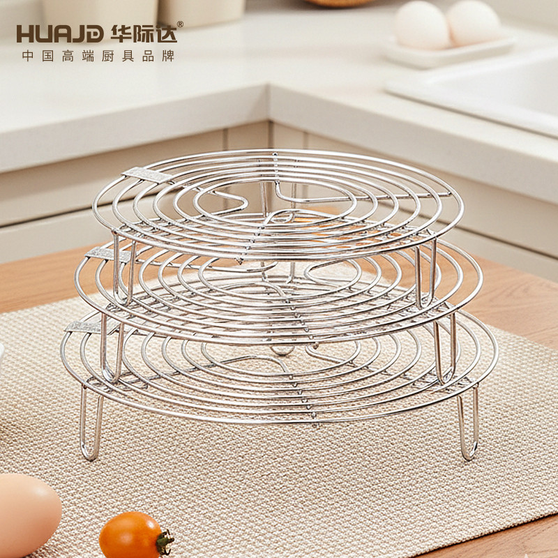 Rack de vapor de aço inoxidável 304, panela a vapor, panela de arroz, rack de vapor à prova de água, folha de vapor domé