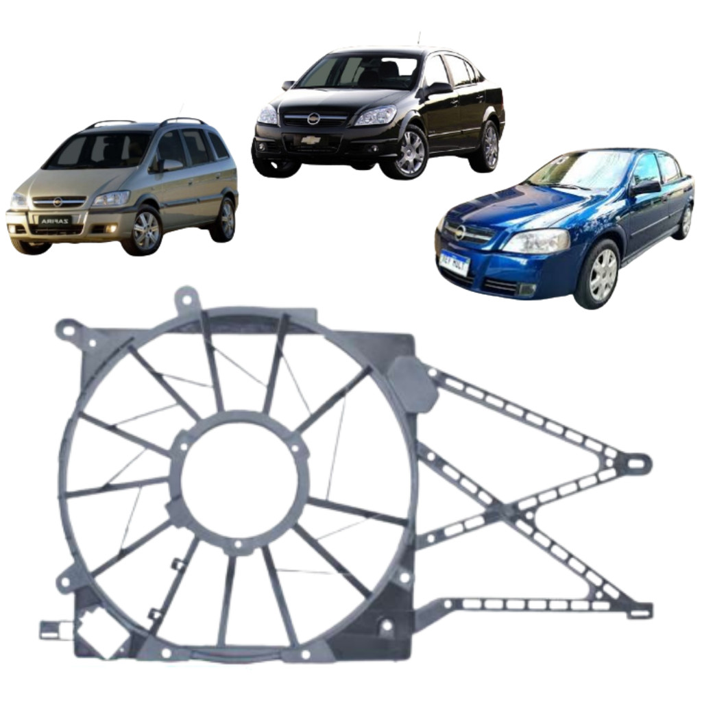 Defletor Do Radiador Astra / Zafira 99 A 09 - Vectra 06...