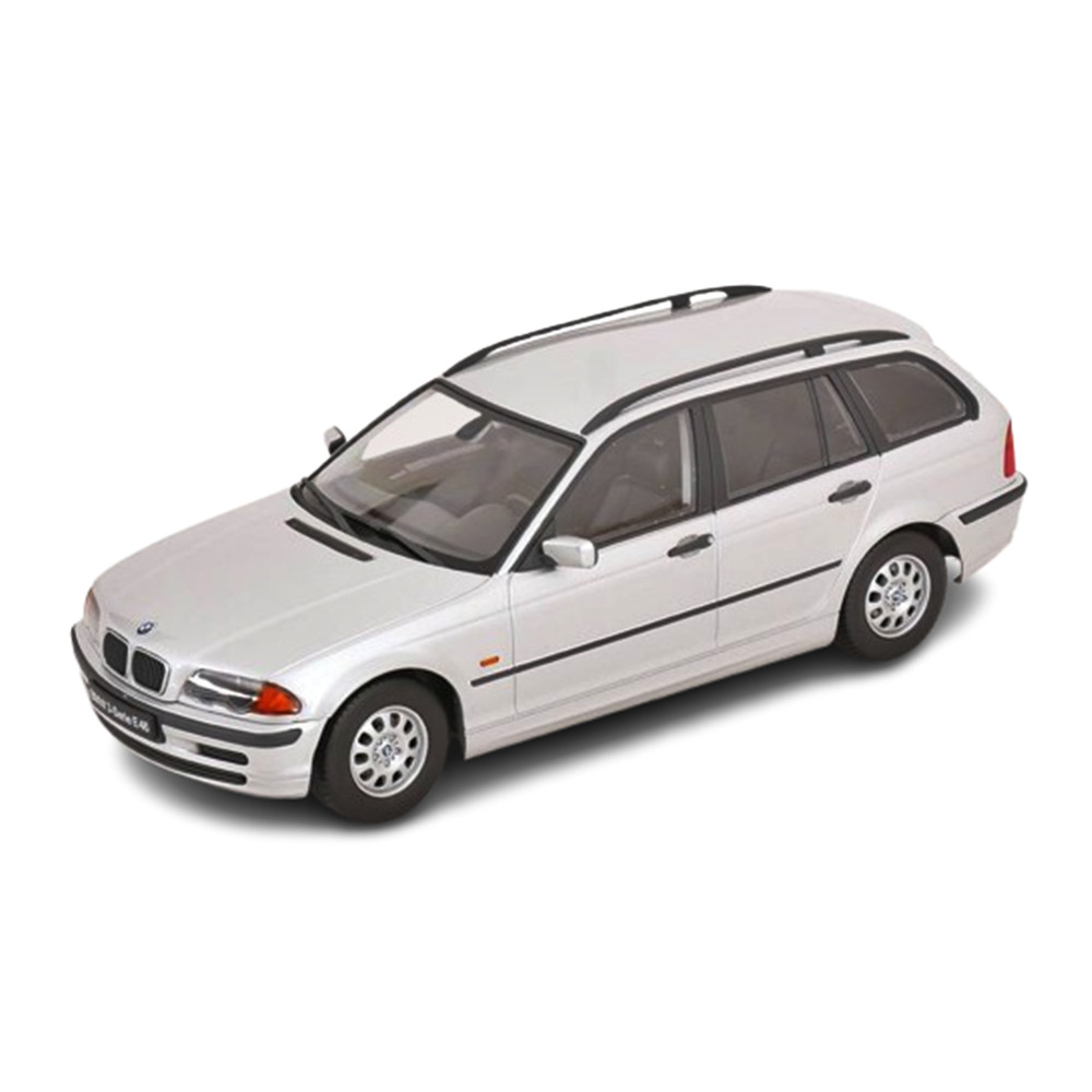 Miniatura Carro BMW 3er E46 Touring (1999) - Prata - 1:18 - KK Scale