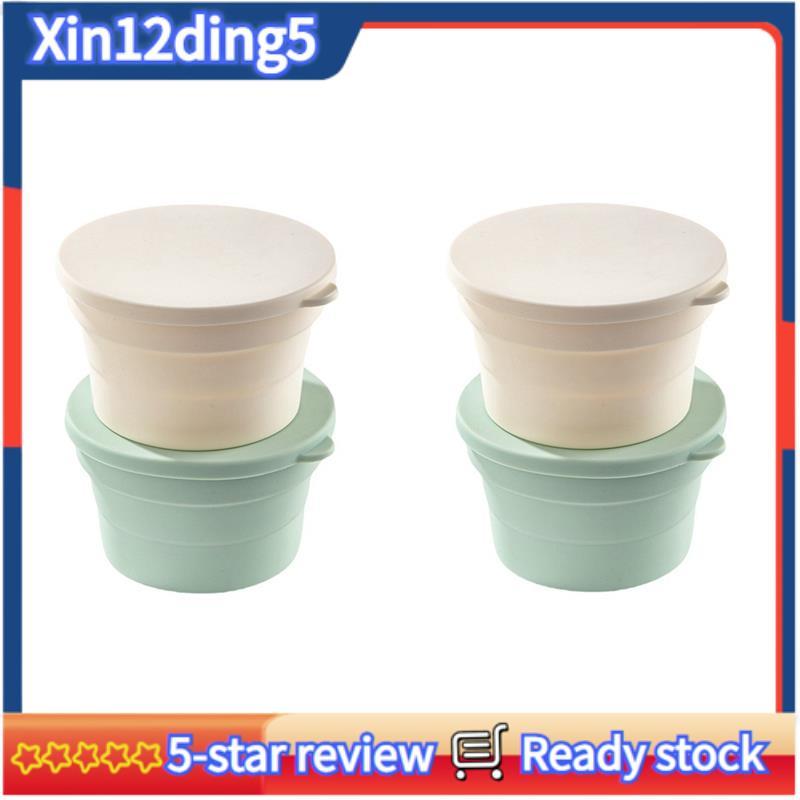 Caixa De Impermeabilização De Massa De Pizza Com Tampa Multifuncional Dobrável Antiaderente Silicone Para Pão/Torrada