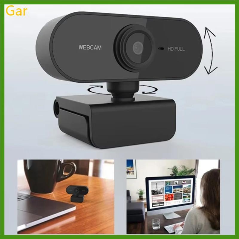 Suporte Ajustável Para Webcam Gar 1080P 2K 4K E Capa Privacidade Computadores Desktop
