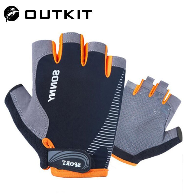 1 Par Luvas Meio Dedo Anti Derrapantes sweat Para Bicicleta/Luva De Equitação/Mountain Bike/Estrada/Resistente Ao Choque